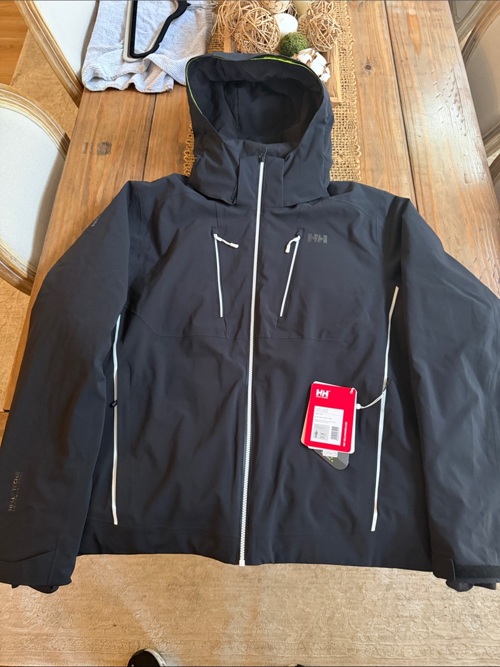 HELLY HANSON ALPHA 3.0 VESTA HI FLOW PERFORMANCE JACKET BLACK RET $489 PRIMALOFT